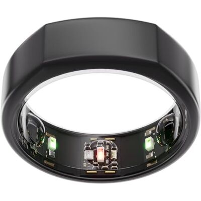 OURA Ring Gen3 Heritage Misura 6, Stealth Monitora sonno, frequenza cardiaca e fitness Batteria fino a 7 giorni Compatibile con iOS/Android Provalo con il kit di misurazione OURA Ring Gen3 Heritage Misura 6, Stealth Monitora sonno, frequenza cardiaca e fitness Batteria fino a 7 giorni Compatibile con iOS/Android Provalo con il kit di misurazione