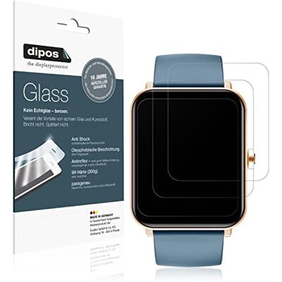 dipos 2x Pellicola Protettiva 9H opaca per Huakua G50 Smartwatch dipos 2x Pellicola Protettiva 9H opaca per Huakua G50 Smartwatch