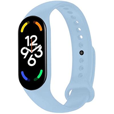OcioDual Cinturino di Ricambio in Silicone, Blu Ufficiale, Compatibile con Xiaomi Band 7 6 5, Compatibile con Amazfit Band 5, Bracciale in Gomma Morbida e Flessibile, Sport Band OcioDual Cinturino di Ricambio in Silicone, Blu Ufficiale, Compatibile con Xiaomi Band 7 6 5, Compatibile con Amazfit Band 5, Bracciale in Gomma Morbida e Flessibile, Sport Band