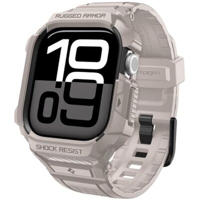 Spigen Cover con Cinturino Rugged Armor Pro 2 in TPU Compatibile con Apple Watch Series 11/10 42mm (2025/2024) Spigen Cover con Cinturino Rugged Armor Pro 2 in TPU Compatibile con Apple Watch Series 11/10 42mm (2025/2024)