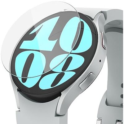 Ringke Glass per Pellicola Samsung Galaxy Watch 6 40mm R4 4 pezzi, vetro temperato, trasparente, facile installazione Ringke Glass per Pellicola Samsung Galaxy Watch 6 40mm R4 4 pezzi, vetro temperato, trasparente, facile installazione
