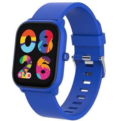 Celly , Smartwatch per Bambini con Cinturino in Silicone, con Monitoraggio Battito Cardiaco, Contapassi, Giochi, Bluetooth, App Dedicata Fit4Kid, Durata Batteria Fino a 4 Giorni, Colore Blu Celly , Smartwatch per Bambini con Cinturino in Silicone, con Monitoraggio Battito Cardiaco, Contapassi, Giochi, Bluetooth, App Dedicata Fit4Kid, Durata Batteria Fino a 4 Giorni, Colore Blu