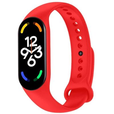 OcioDual Cinturino di Ricambio Rosso Compatibile con Xiaomi Mi Band 6 5 Amazfit Band 5 Braccialetto Bracelet Bracciale Silicone OcioDual Cinturino di Ricambio Rosso Compatibile con Xiaomi Mi Band 6 5 Amazfit Band 5 Braccialetto Bracelet Bracciale Silicone