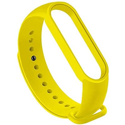 OcioDual Cinturino di Ricambio Giallo Compatibile con Xiaomi Mi Band 6 5 Amazfit Band 5 Braccialetto Bracelet Bracciale Silicone OcioDual Cinturino di Ricambio Giallo Compatibile con Xiaomi Mi Band 6 5 Amazfit Band 5 Braccialetto Bracelet Bracciale Silicone
