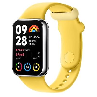 Xiaomi Smart Band 8 Pro - Cinturino a sgancio rapido in TPU giallo limone Xiaomi Smart Band 8 Pro - Cinturino a sgancio rapido in TPU giallo limone