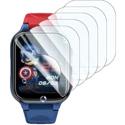 KARYLAX 6 pellicole protettive per schermo antigraffio, 100% trasparente, compatibile con smartwatch per bambini Lagenio K9 Kid 1,78 KARYLAX 6 pellicole protettive per schermo antigraffio, 100% trasparente, compatibile con smartwatch per bambini Lagenio K9 Kid 1,78