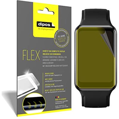 dipos FLEX 2x Pellicola Protettiva trasparente per Oppo Watch Free dipos FLEX 2x Pellicola Protettiva trasparente per Oppo Watch Free