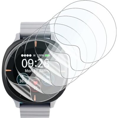 KARYLAX 6 Pezzi Pellicola Protettiva Antigraffio 100% Trasparente Compatibile per Audar E2 Orologio Connesso Senior KARYLAX 6 Pezzi Pellicola Protettiva Antigraffio 100% Trasparente Compatibile per Audar E2 Orologio Connesso Senior
