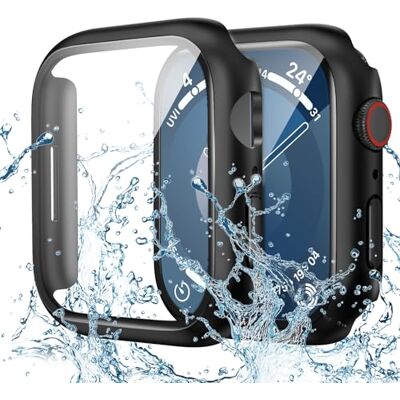 Goton Custodia impermeabile per Apple Watch Series 9/8/7 pellicola Goton Custodia impermeabile per Apple Watch Series 9/8/7 pellicola