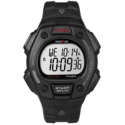 Timex Orologio da Polso, Quadrante Digitale Unisex, Cinturino in Resina, Nero/Nero Timex Orologio da Polso, Quadrante Digitale Unisex, Cinturino in Resina, Nero/Nero