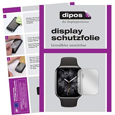 dipos 6x Pellicola Protettiva trasparente per Apple Watch Series 4 44mm dipos 6x Pellicola Protettiva trasparente per Apple Watch Series 4 44mm
