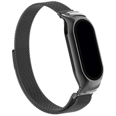 Cinturino in metallo nero per Xiaomi Smart Band 8/9 Cinturino in metallo nero per Xiaomi Smart Band 8/9