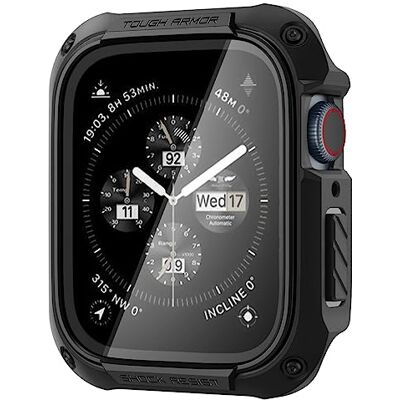 Spigen Cover Tough Armor Compatibile con Apple Watch Series per 9/8/7 (41mm) Nero Spigen Cover Tough Armor Compatibile con Apple Watch Series per 9/8/7 (41mm) Nero