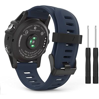 MoKo Cinturino Silicone 26 mm Compatibile con Garmin Fenix 3/Fenix 5X MoKo Cinturino Silicone 26 mm Compatibile con Garmin Fenix 3/Fenix 5X