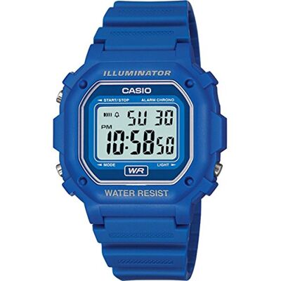 Casio Illuminatore digitale (42,6mm) quadrante digitale/resina blu Casio Illuminatore digitale (42,6mm) quadrante digitale/resina blu