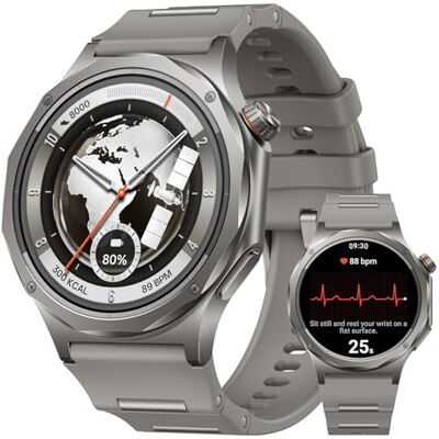 Oppo Watch X3 Smartwatch, 16 Giorni, ECG & Controllo Salute, Misty Titanium 1,5" LTPO AMOLED Lega Titanio Ultra-Leggera Display 3000 Nits, Wear OS, GPS, Sistema Doppio Chip, 100+ Modalità Sport Oppo Watch X3 Smartwatch, 16 Giorni, ECG & Controllo Salute, Misty Titanium 1,5" LTPO AMOLED Lega Titanio Ultra-Leggera Display 3000 Nits, Wear OS, GPS, Sistema Doppio Chip, 100+ Modalità Sport