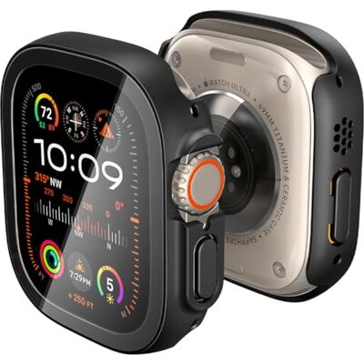Spigen Cover Thin Fit 360 Compatibile con Apple Watch Ultra 3 49mm (2025) e Apple Watch Ultra 2/1 Nero Spigen Cover Thin Fit 360 Compatibile con Apple Watch Ultra 3 49mm (2025) e Apple Watch Ultra 2/1 Nero