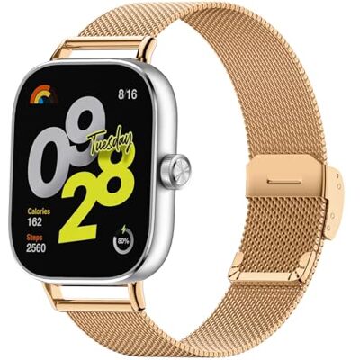 TiMOVO Metal Watch Band per Redmi Watch4 Xiaomi Mi Band 8pro Acciaio TiMOVO Metal Watch Band per Redmi Watch4 Xiaomi Mi Band 8pro Acciaio