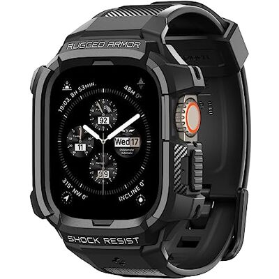 Spigen Rugged Armor Pro Custodia con cinturino per Apple Watch Ultra 3/2/1 Spigen Rugged Armor Pro Custodia con cinturino per Apple Watch Ultra 3/2/1
