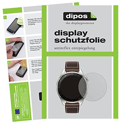 dipos 5x Pellicola Protettiva opaca per Huawei Watch 3 Pro dipos 5x Pellicola Protettiva opaca per Huawei Watch 3 Pro