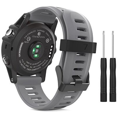 MoKo Cinturino Silicone 26 mm Compatibile con Garmin Fenix 3/Fenix 5X MoKo Cinturino Silicone 26 mm Compatibile con Garmin Fenix 3/Fenix 5X