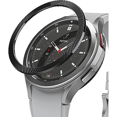 Ringke Bezel Styling per Cover Galaxy Watch 4 Classic 46mm 46-41 Black Custodia, sottile, leggero, acciaio inossidabile, adesivo Ringke Bezel Styling per Cover Galaxy Watch 4 Classic 46mm 46-41 Black Custodia, sottile, leggero, acciaio inossidabile, adesivo