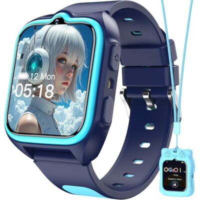 Blackview Smartwatch Bambini con 13 Abitudini, 30 Giochi, 139 Carte Inglesi, Audiolibri Inglesi, Contapassi, Torcia, Sveglia, Fotocamera Touch HD, Video, Lettore Musicale, Smartwatch per Bambini Blackview Smartwatch Bambini con 13 Abitudini, 30 Giochi, 139 Carte Inglesi, Audiolibri Inglesi, Contapassi, Torcia, Sveglia, Fotocamera Touch HD, Video, Lettore Musicale, Smartwatch per Bambini