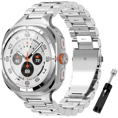 TiMOVO Cinturino compatibile con Samsung Galaxy Watch Ultra 47mm, Argento TiMOVO Cinturino compatibile con Samsung Galaxy Watch Ultra 47mm, Argento