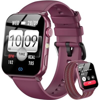 Blackview Smartwatch Uomo Donna, Effettua e Rispondi alle Chiamate,1,91'' Orologio Intelligente 100+ Modalità Sportive/Sonno/Cardiofrequenzimetro/SpO2/ Torcia per Android IOS Blackview Smartwatch Uomo Donna, Effettua e Rispondi alle Chiamate,1,91'' Orologio Intelligente 100+ Modalità Sportive/Sonno/Cardiofrequenzimetro/SpO2/ Torcia per Android IOS
