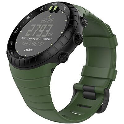 MoKo Cinturino Compatibile con Suunto Core Smart Watch, Verde Scuro MoKo Cinturino Compatibile con Suunto Core Smart Watch, Verde Scuro
