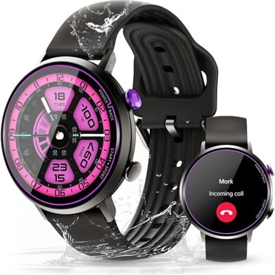 OBA OUKITEL Orologio Fitness Donna con Monitoraggio della Salute, Schermo HD da 1,32", Resistente all'Acqua 5 ATM, Nero OBA OUKITEL Orologio Fitness Donna con Monitoraggio della Salute, Schermo HD da 1,32", Resistente all'Acqua 5 ATM, Nero