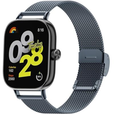 TiMOVO Metal Watch Band per Redmi Watch4 Xiaomi Mi Band 8pro Acciaio TiMOVO Metal Watch Band per Redmi Watch4 Xiaomi Mi Band 8pro Acciaio