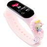 ViGiò Orologio smartwatch bambini super eroi, orologio sport bambini, impermeabile, contapassi, monitor sonno, ricaricabile, utilizzo social, rispondere e effettuare chiamate, cambio tema (Rosa)