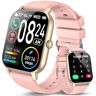 DUSONLAP 2024 Smartwatch, (Fare e Ricevere Chiamate), 1,85" Smartwatch Uomo con Cardiofrequenzimetro/Sonno, 112 modalità Sportive IP68 Impermeabile Orologio Contapassi, Rosa