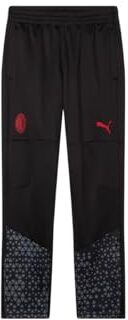 AC Milan Pantaloni Training, Stagione 2023/24, Nero, Bambini e Ragazzi, Unisex, 6 Anni