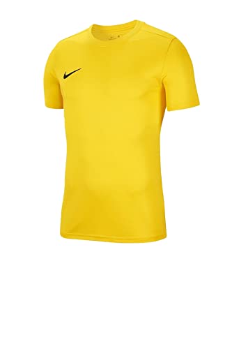 Nike Dry Park VII Tee Maglietta a Maniche Corte Bambino, Giallo (Tour Yellow/Black), S