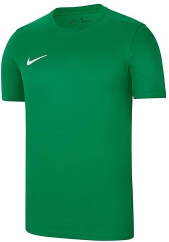 Nike Dri-Fit Park 7, Maglia Manica Corta Bambino, Pino Verde/Bianco, M