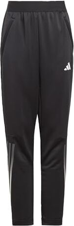 Adidas IJ6413 IJ6413 Pantaloni Sportivi Unisex Bambino Black/Grey Four/White Taglia 1112