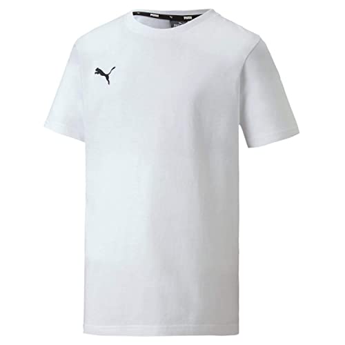 Puma Teamgoal 23 Casuals Tee Jr, Maglietta a Maniche Corte, Bambino, Bianco ( White), 128