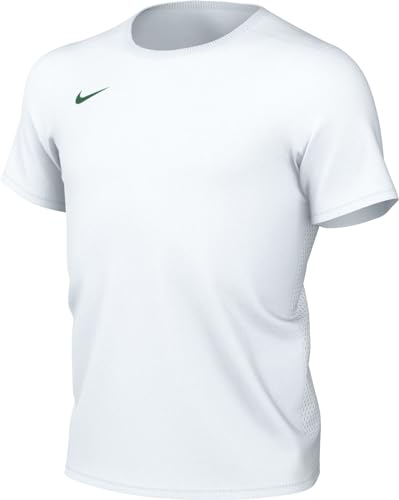 Nike Unisex Kids Soccer Jersey Y Nk DF Park VII JSY SS, White/Pine Green, -101, L