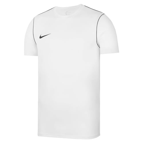 Nike Park 20, Maglia Manica Corta Bambino, Bianco/Nero/Nero, 10-11 Anni