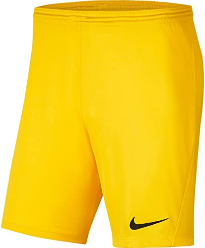 Nike Dry Park Iii Nb, Pantaloni Sportivi Unisex Bambini E Ragazzi, Tour Yellow/Black, Taglia unica