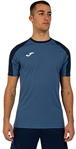 Joma Maglietta Manica Corta Eco Championship, Blu Navy, 4XS Uomo