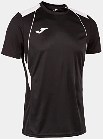 Joma Maglia a Manica Corta Uomo Championship VII Nero Bianco