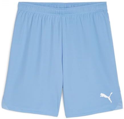 Puma teamGOAL Shorts Jr, Pantaloncini in Maglia Unisex Kids, Team Light Blue White, 116