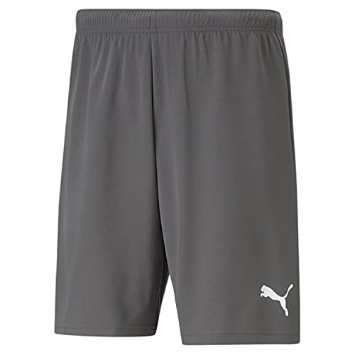 Puma teamRISE Short, Pantaloncini in Maglia Men's, Grigio-Medium Gray Heather, 128-160