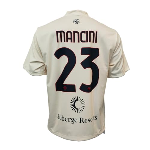 AS Roma Maglia Replica Ufficiale 23/24, Mancini Away Riyadh, 4 Anni