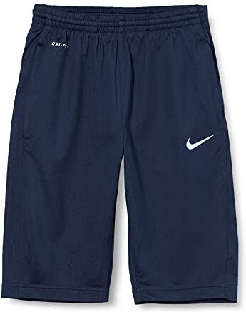 Nike Libero Pantaloni a 3/4 da Ragazzo, Multicolore (Ossidiana/Bianco), L