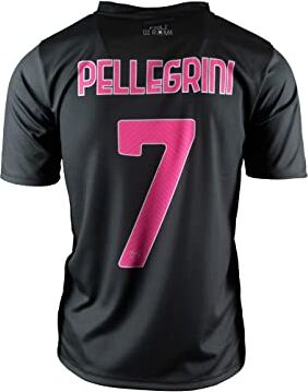 AS Roma Maglia Replica THD Kid 22/23 PELLEGRINI, Nero, 4 ANNI