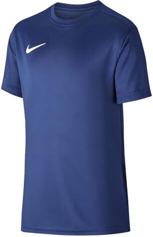 Nike Dri-Fit Park 7, Maglia Manica Corta Unisex-Adulto, Midnight Navy/Bianco, M